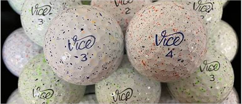 Used vice golf balls